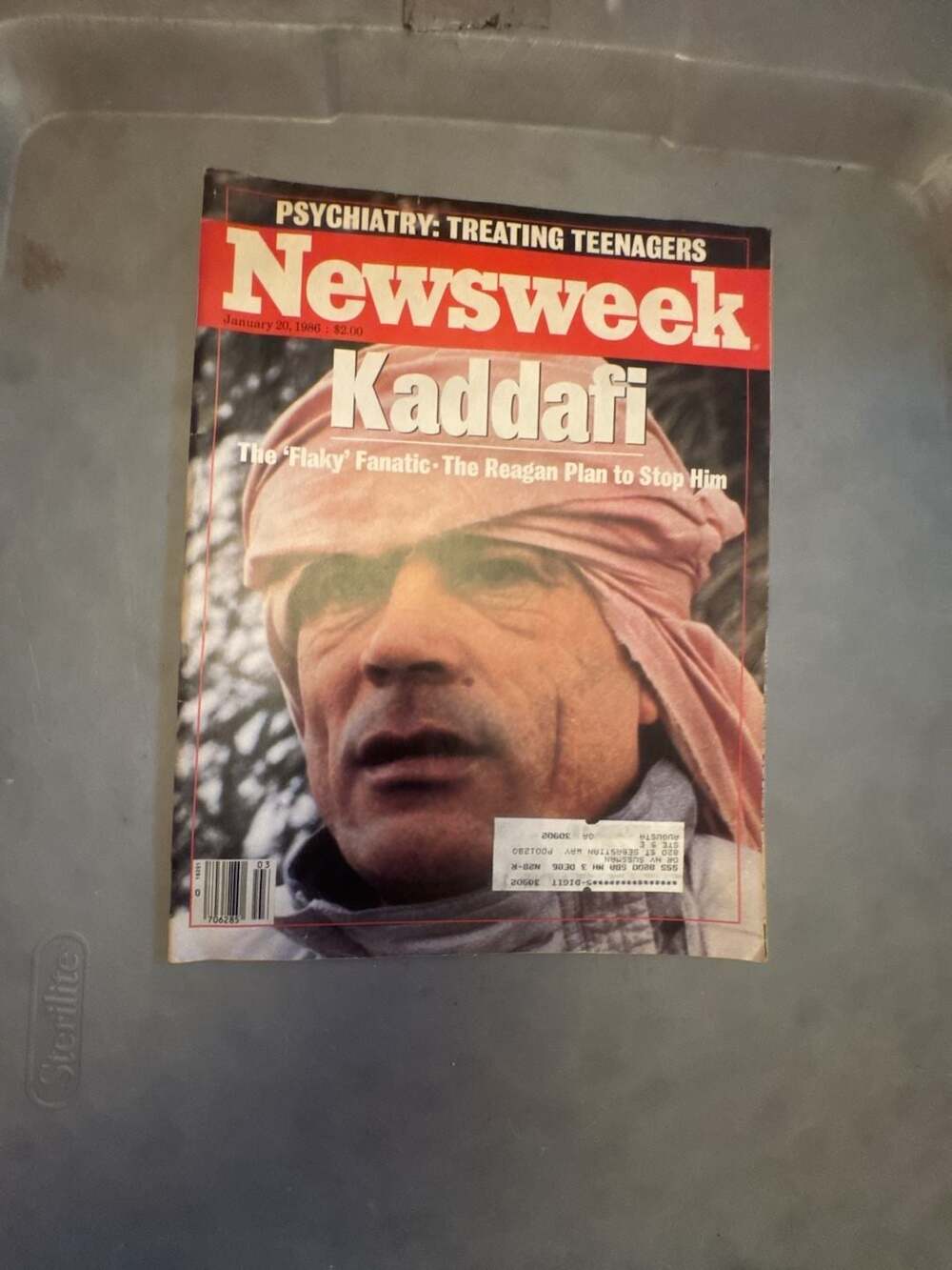 Newsweek Magazine January 20 1986, Kaddafi: The Flaky Fanatic